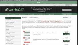 
							         Renewals Learn365 - Learning247								  
							    