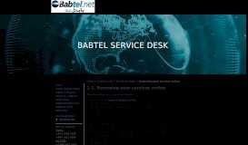 
							         Renewing your services online - Babtel Service Desk								  
							    