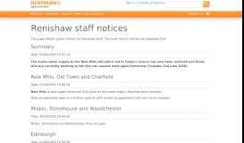 
							         Renishaw Staff Notices								  
							    