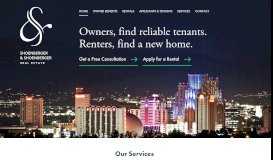 
							         Reno Property Management - Nevada | Shoenberger & Shoenberger								  
							    