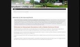 
							         Rensselaer Polytechnic Institute - Welcome to the Housing Portal								  
							    