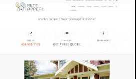 
							         Rent Appeal - Atlanta's Complete Property Management Service								  
							    