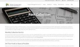 
							         Rent Collection - New Concept Property Management								  
							    
