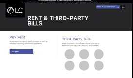 
							         Rent, Dues, & Third-Party Bills | LC Access								  
							    