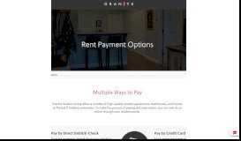 
							         Rent Payment Options | Granite Student Living | Purdue & IU								  
							    