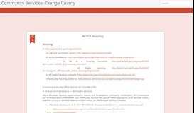 
							         Rental Housing | Community Services- Orange County								  
							    