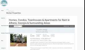 
							         Rental Properties - CJ&L Real Estate: Athens Ga Homes For Sale								  
							    