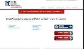 
							         Rental Property Tenants | Real Property Management Metro Detroit								  
							    