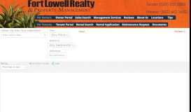 
							         Rental Search - Fort Lowell Realty Property Management								  
							    