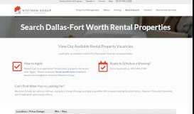 
							         Rental Search - Westrom Group Property Management								  
							    