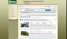 
							         Rentals - Hostetter Realty-New Holland								  
							    