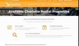 
							         Rentals in Charlotte | TouchPoint Property Management								  
							    