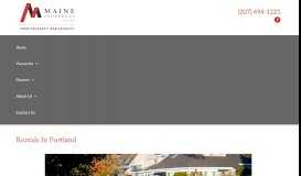 
							         Rentals In Portal | Maine Properties LLC								  
							    