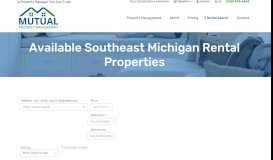 
							         Rentals in Southeast Michigan | Mutual Property Management								  
							    