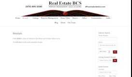 
							         Rentals | Kathy Scott - Real Estate BCS								  
							    
