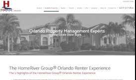 
							         Renter Experience | HomeRiver Group™ Orlando								  
							    