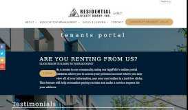 
							         Renter & Tenants Portal - Residential Realty Group | Real Estate								  
							    