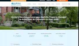 
							         Renters Warehouse Relies On AppFolio's Property Management ...								  
							    