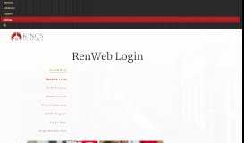 
							         RenWeb Login - King's Schools - King's Schools								  
							    