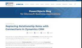 
							         Replacing Relationship Roles with Connections in Dynamics CRM ...								  
							    