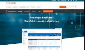 
							         Replicator | SharePoint Sync & Replication Tool | Metalogix								  
							    