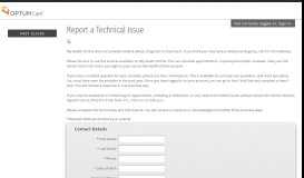 
							         Report a Technical Issue - My Health Online								  
							    