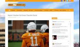 
							         Report: Another Vol Enters Transfer Portal | Rocky Top Insider								  
							    