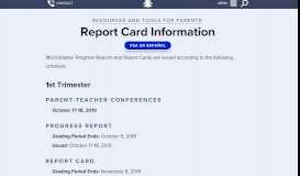 
							         Report Card Information | EUSD - Escondido Union School District								  
							    