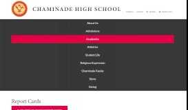
							         Report Cards | Chaminade High School, Mineola, NY								  
							    