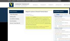 
							         Report Cards in Parent Portal Now! - Vernon Township School District								  
							    
