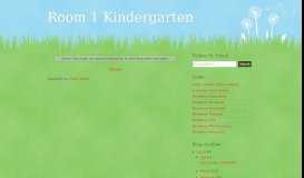 
							         Report Cards - Room 1 Kindergarten								  
							    
