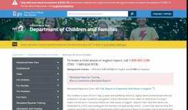 
							         Report Child Abuse and Neglect - CT.gov								  
							    