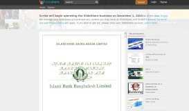 
							         Report on Online Banking, Mobile Banking and ATM Service of Islami ...								  
							    