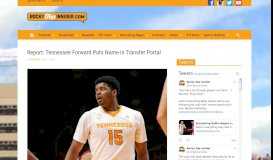 
							         Report: Tennessee Forward Puts Name in Transfer Portal | RTI								  
							    