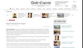
							         Report these agencies: Pappas | Daily Express Online - Sabah's ...								  
							    