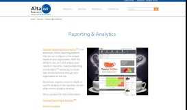
							         Reporting & Analytics - Alta360 Research, Inc.								  
							    
