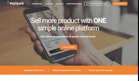 
							         RepSpark | Online B2B ecommerce solution								  
							    