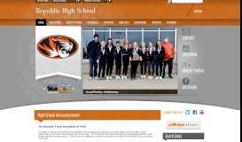 
							         Republic High School / Homepage - Republic School District								  
							    