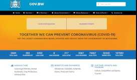 
							         Republic of Botswana - Government portal								  
							    