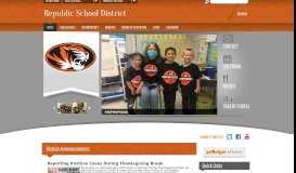 
							         Republic School District / Homepage								  
							    