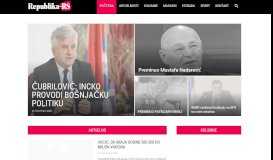 
							         Republika RS | Najnovije vesti iz Srbije i regiona								  
							    