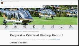 
							         Request a Criminal History Record - PA State Police - PA.gov								  
							    