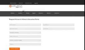 
							         Request Access to Atlona's Education Portal - Atlona® AV Solutions ...								  
							    