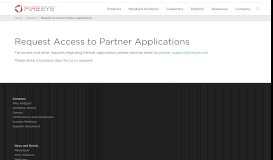
							         Request Access to Partner Applications | FireEye								  
							    