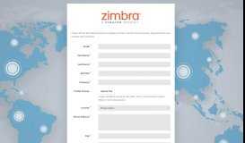 
							         Request Access - Zimbra Partner Portal								  
							    