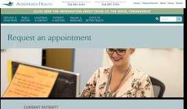 
							         Request an Appointment - Adirondack Health								  
							    