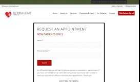 
							         Request an Appointment - Florida Heart Associates								  
							    