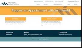 
							         Request an Appointment | Matthews Internal Medicine | Internist ...								  
							    