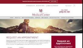 
							         Request an Appointment | Medical Center, LLP | Primary Care ...								  
							    