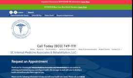 
							         Request an Appointment | SC Internal Medicine Associates and ...								  
							    